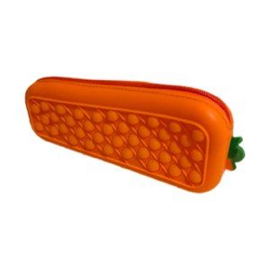 Fidget Toy Pop Its Carrot Pencil Pouch